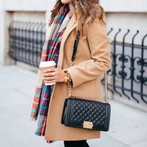 Topshop Top Coat, Camel